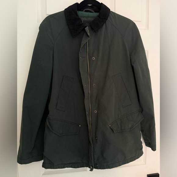 Zara waxed jacket M - Picture 3 of 4